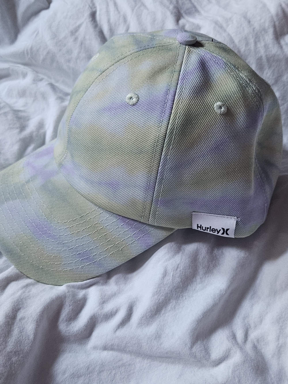 Hurley Pastel Tie-Dye Cap - Lavender & Mint